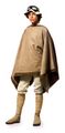 Luke wearing his poncho