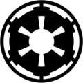 Palpatine's defaced Galactic Roundel