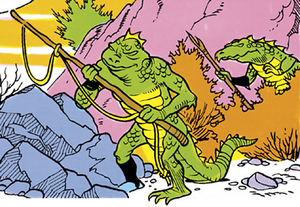 Lizard Warriors with capturing sticks.png