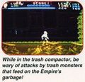 Screenshot of the unused garbage compactor level