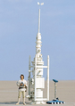 Luke next to a moisture vaporator