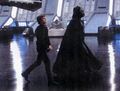 Luke and Vader arrive at Death Star II