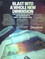 Print advertisement for Disneyland version